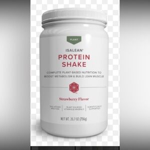 NEW Isagenix IsaLean Creamy Strawberry Shake Canister 26.7 Oz Just …